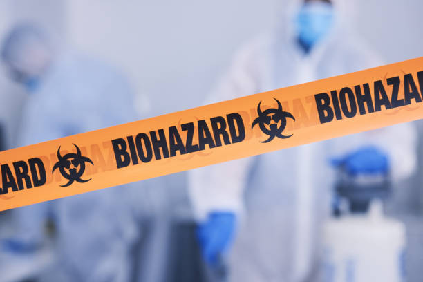 Professional Biohazard Cleanup technician working in Troy, OH
